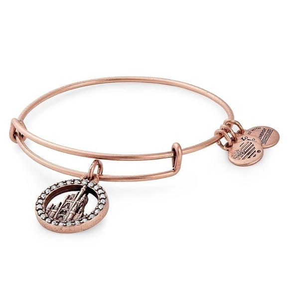 Fantasyland Castle Bangle by Alex & Ani- Rose Gold - Picture 1 of 4